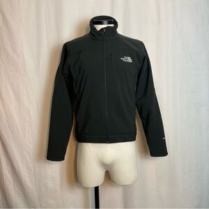 Women's Medium Fleece-lined Black North Face Jacket Polyester Shell Water Resist